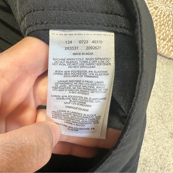 Columbia Women’s Skort Skirt Pull Outdoor On Golf Athletic in Black Size L - Picture 10 of 12